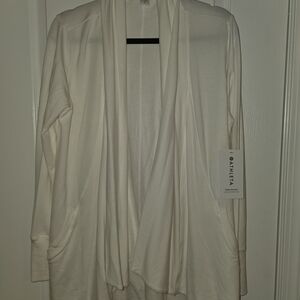 Athleta White Pranayama Wrap Cardigan